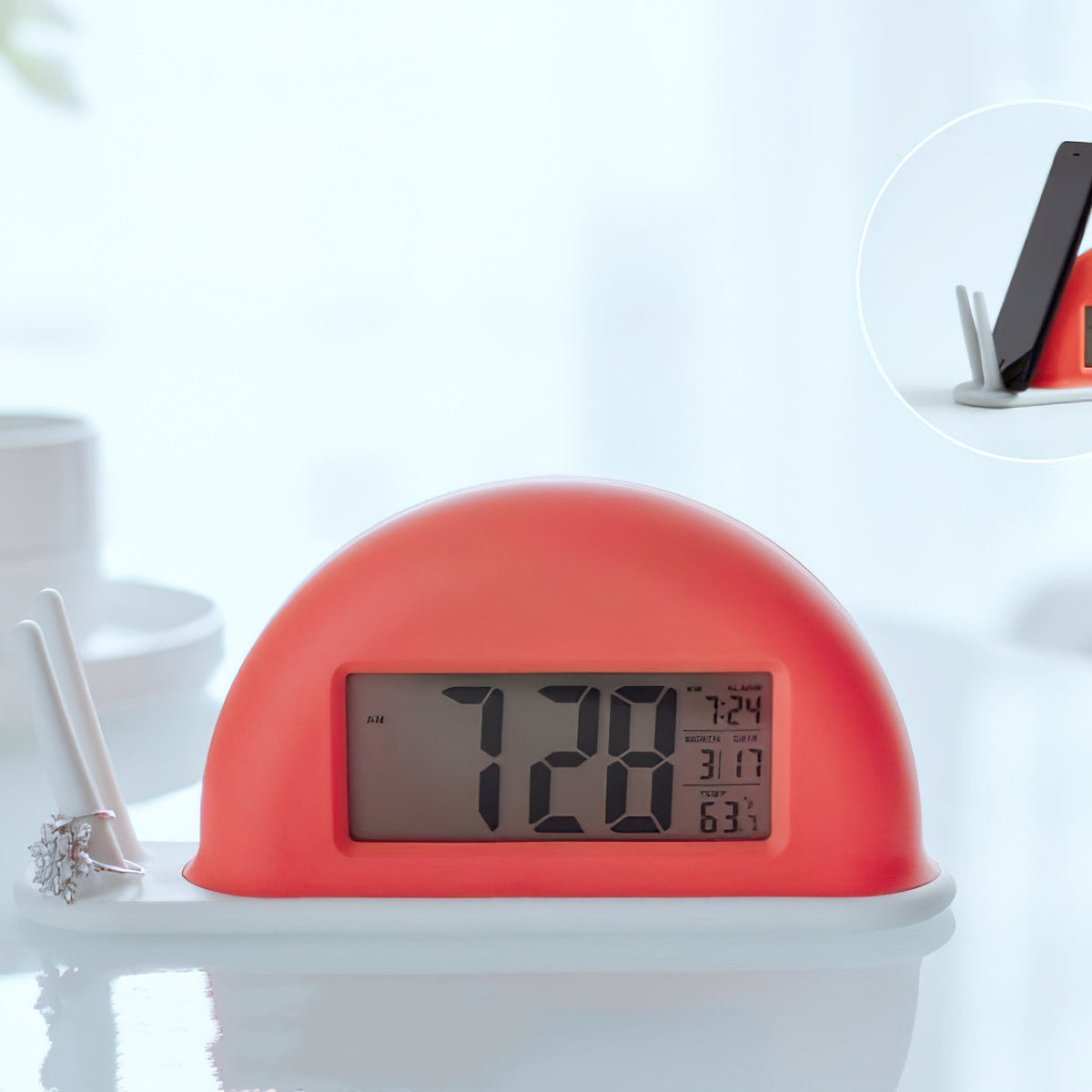 Ciriraya Slak Alarmklok Nachtlamp (ingebouwde batterij)