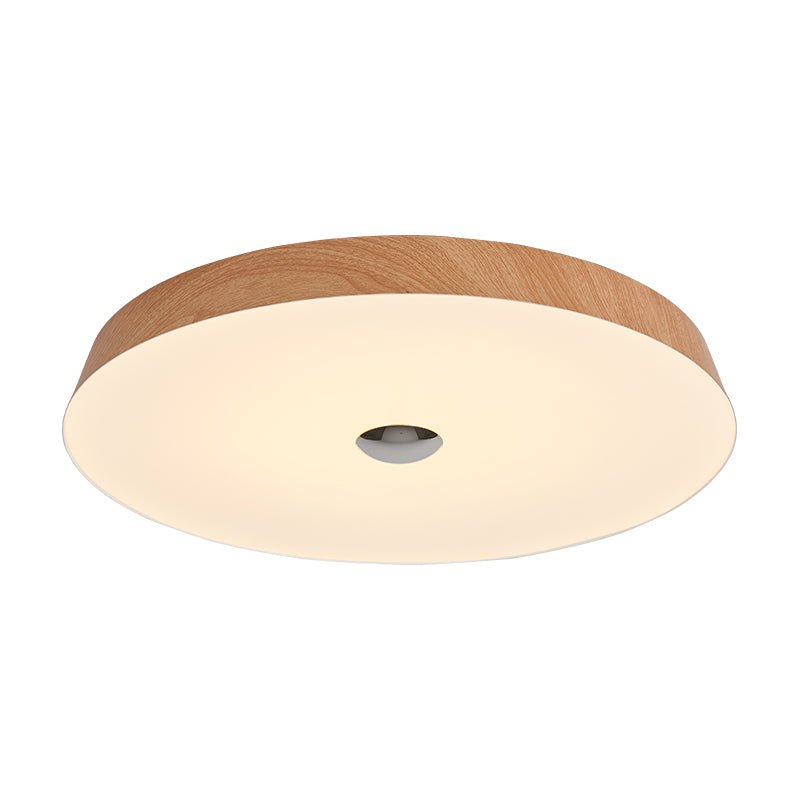 Ceshaora Moderne plafondlamp met minimalistisch walnoot houtkorrel