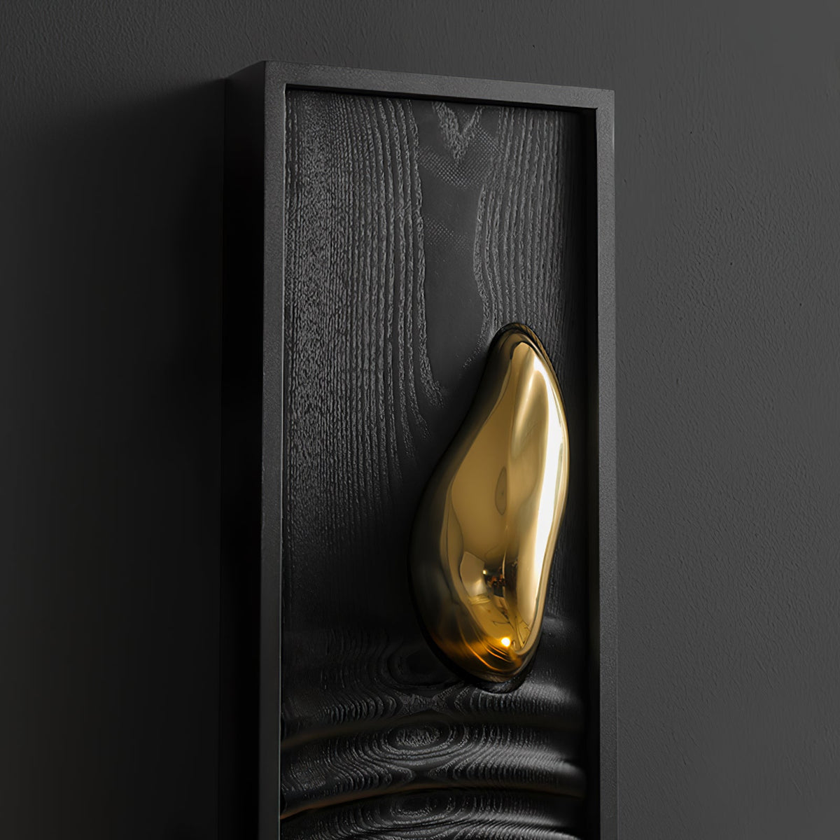 Caleb Vintage Houten wandlamp