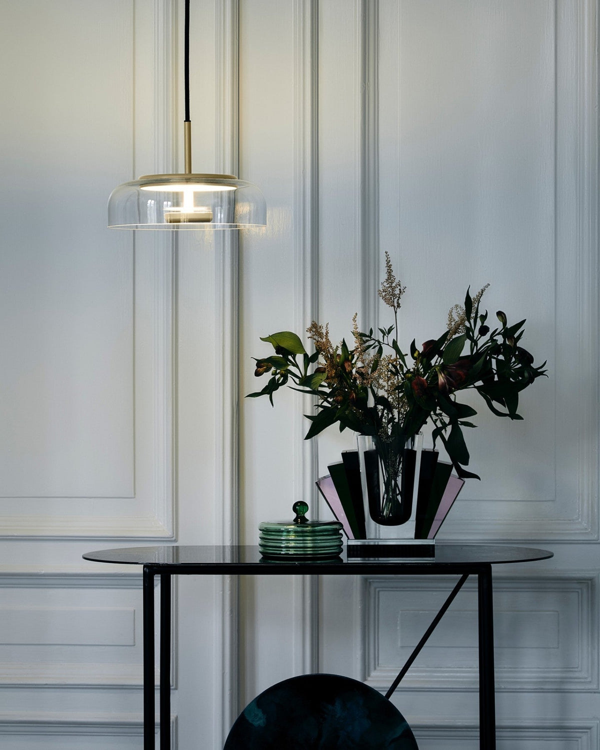 Liorenia hanglamp transparant glas strak