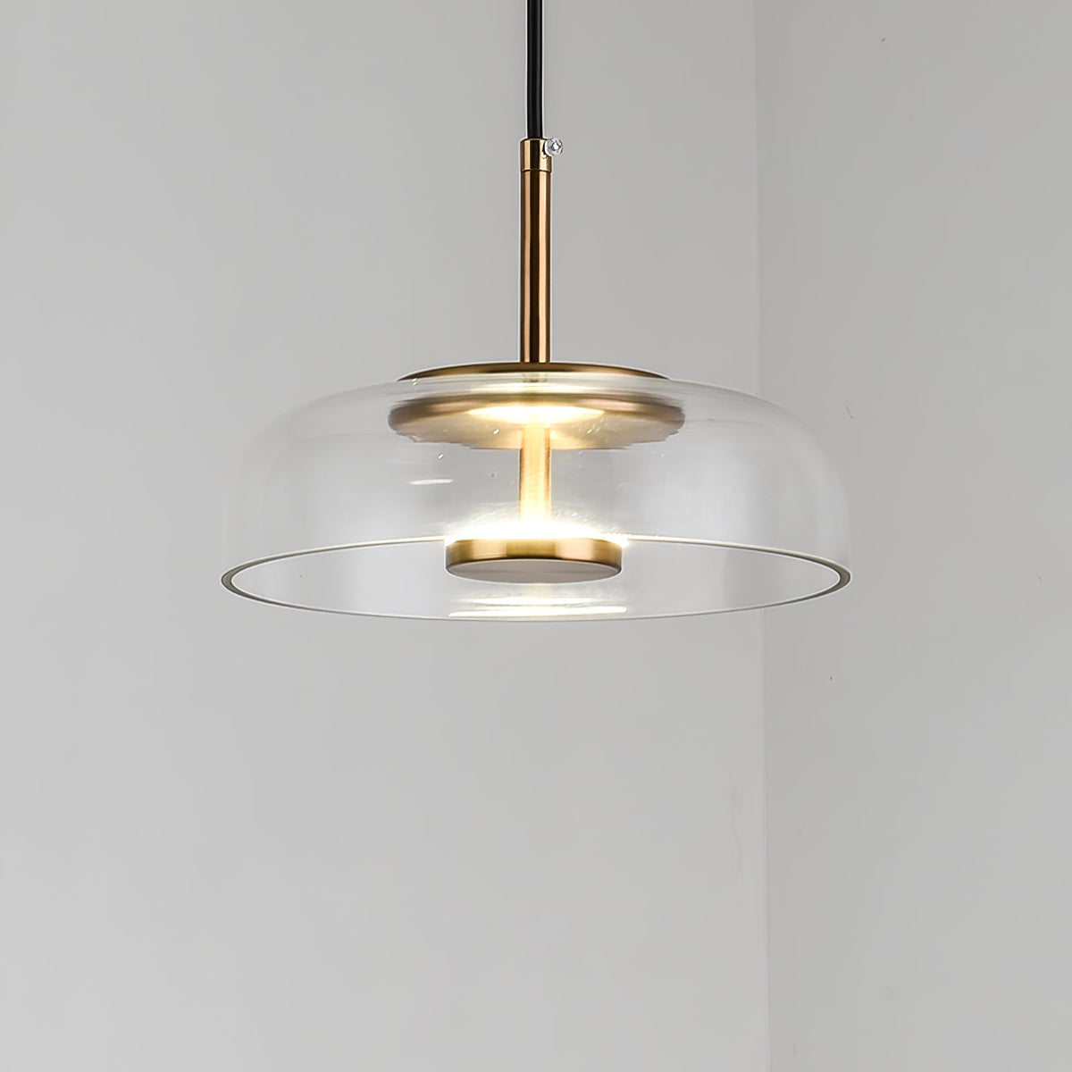 Liorenia hanglamp transparant glas strak