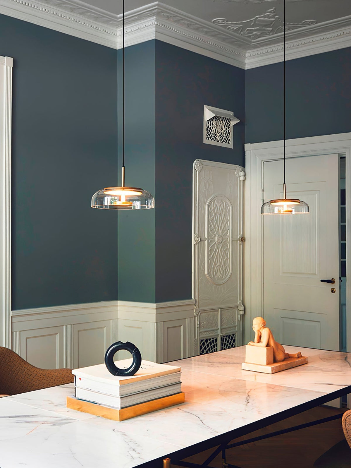 Liorenia hanglamp transparant glas strak