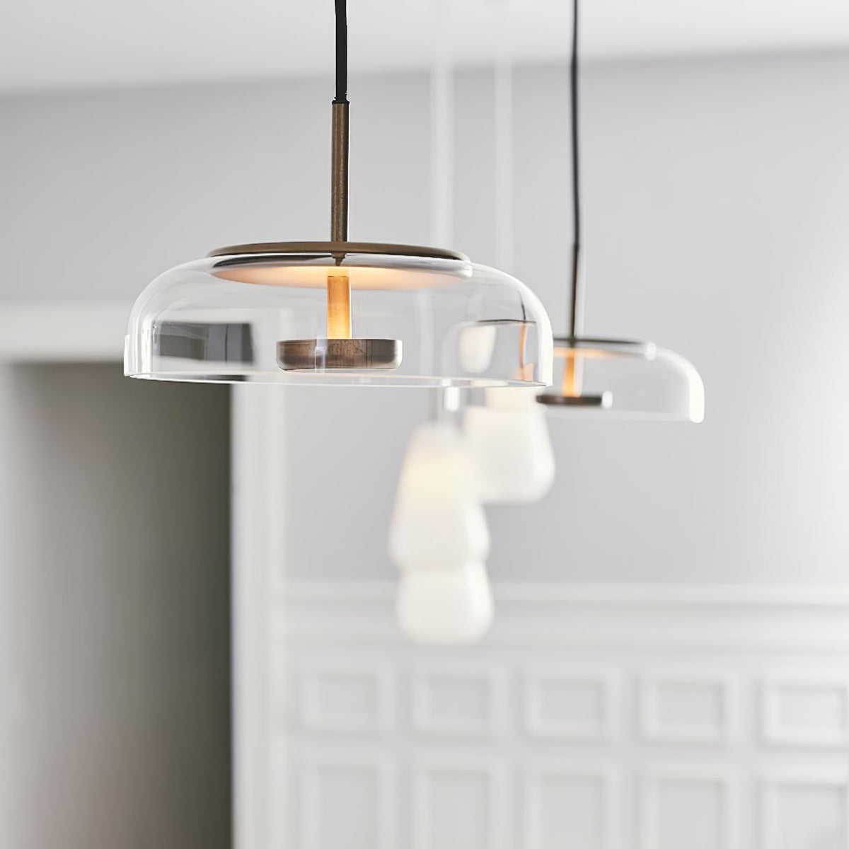 Liorenia hanglamp transparant glas strak