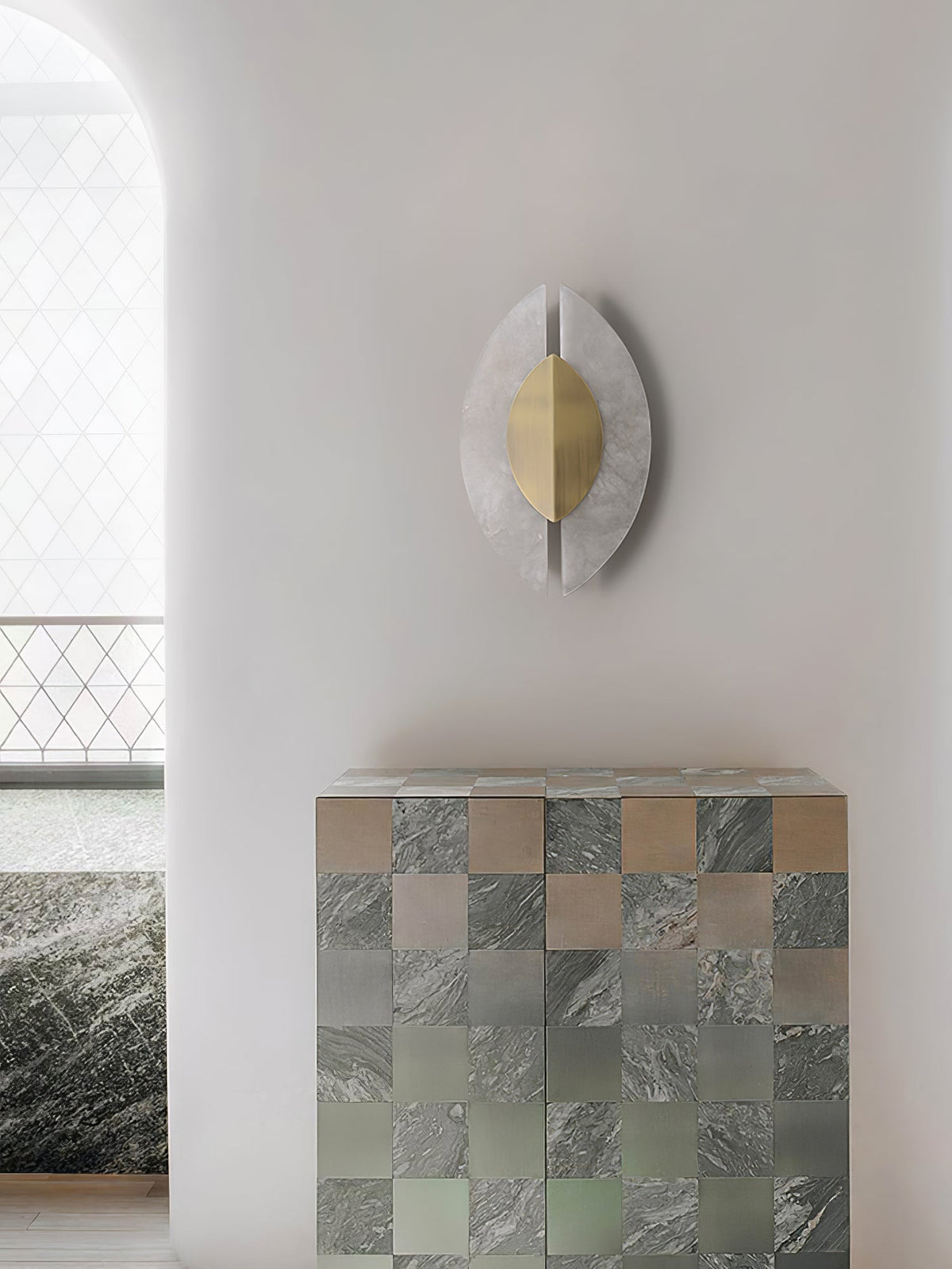Avenanise albasten wandlamp