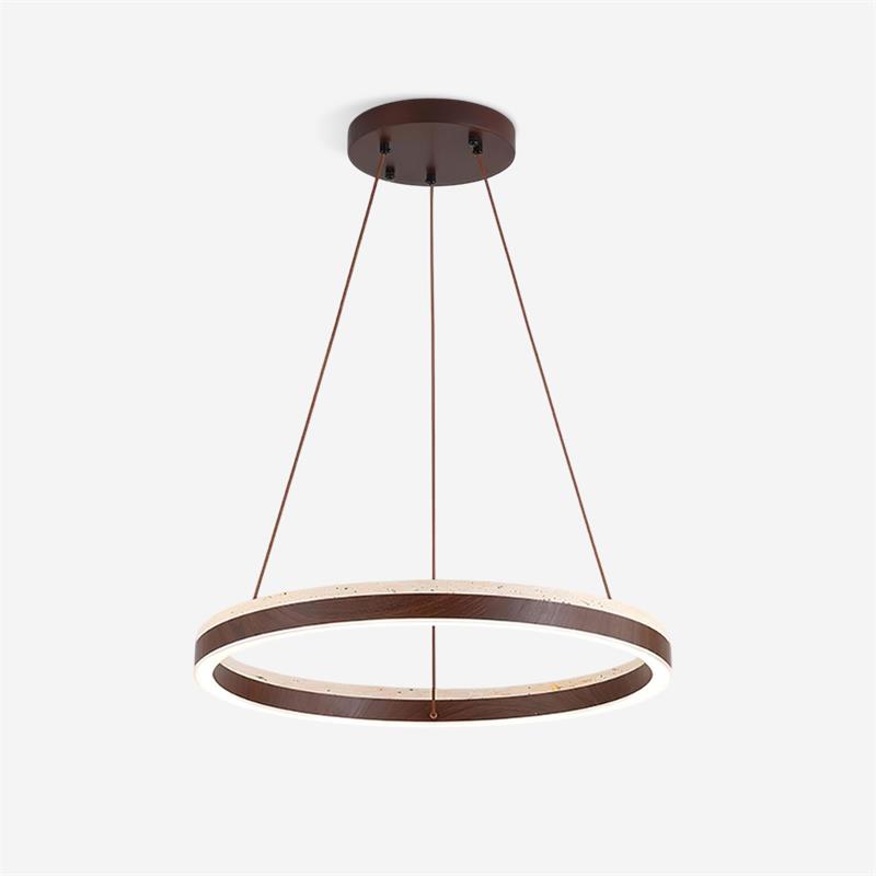 Loren travertin Geometry Ring kroonluchter