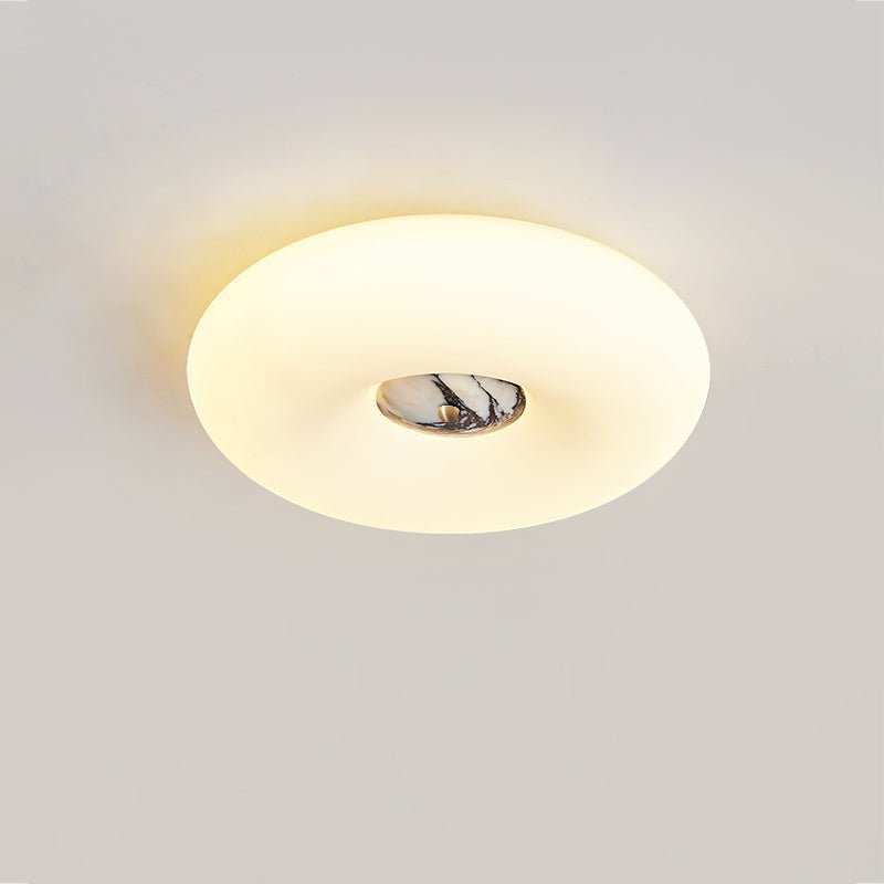 Flen Geel travertin plafondlamp