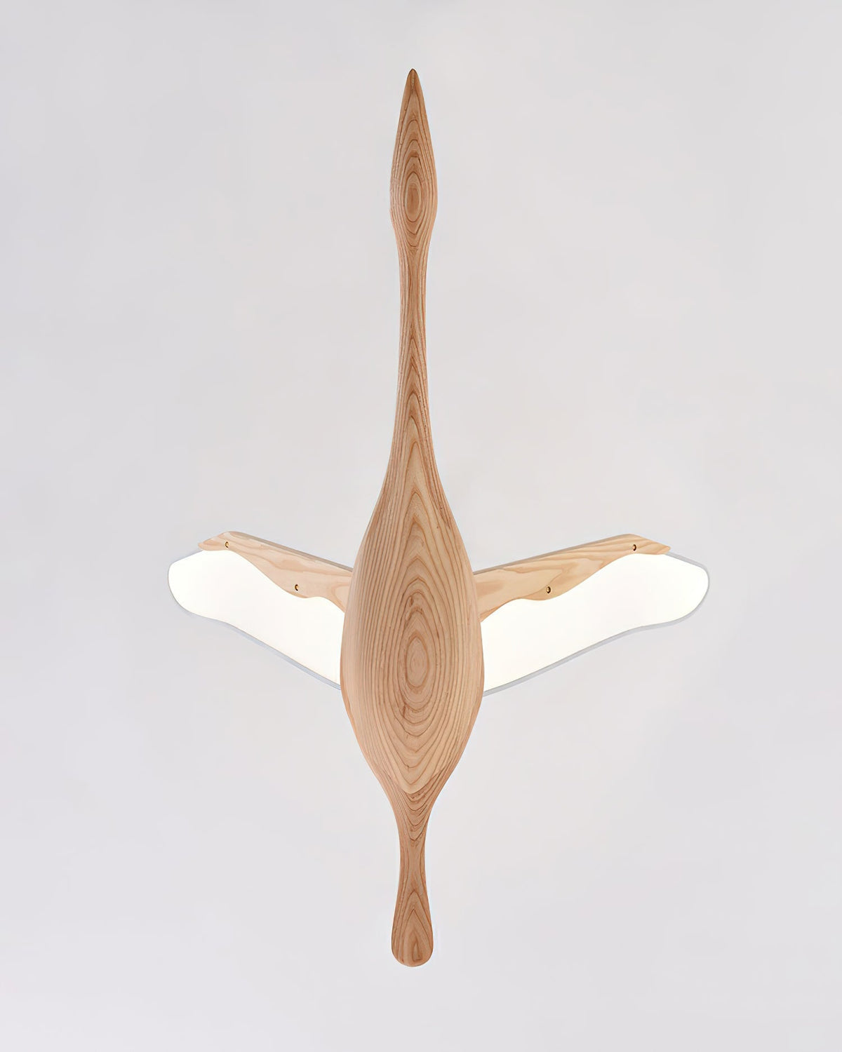 Syloine Moderne hanglamp van walnoothout