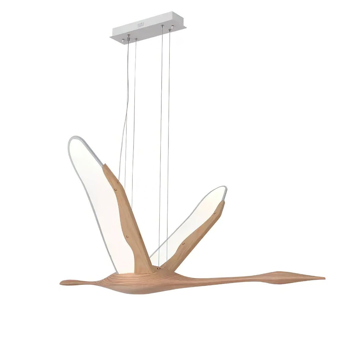 Syloine Moderne hanglamp van walnoothout