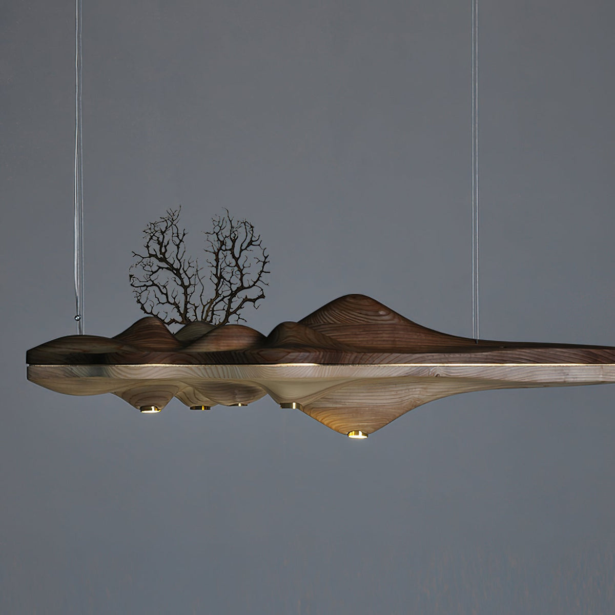 Tolven Premium elegantie Houten hanglamp