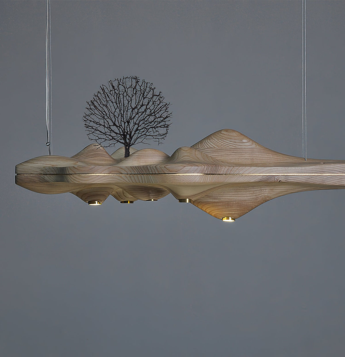 Tolven Premium elegantie Houten hanglamp