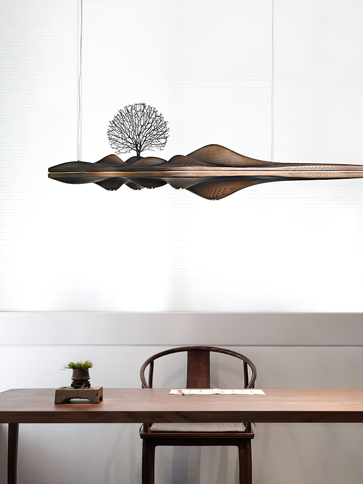 Tolven Premium elegantie Houten hanglamp