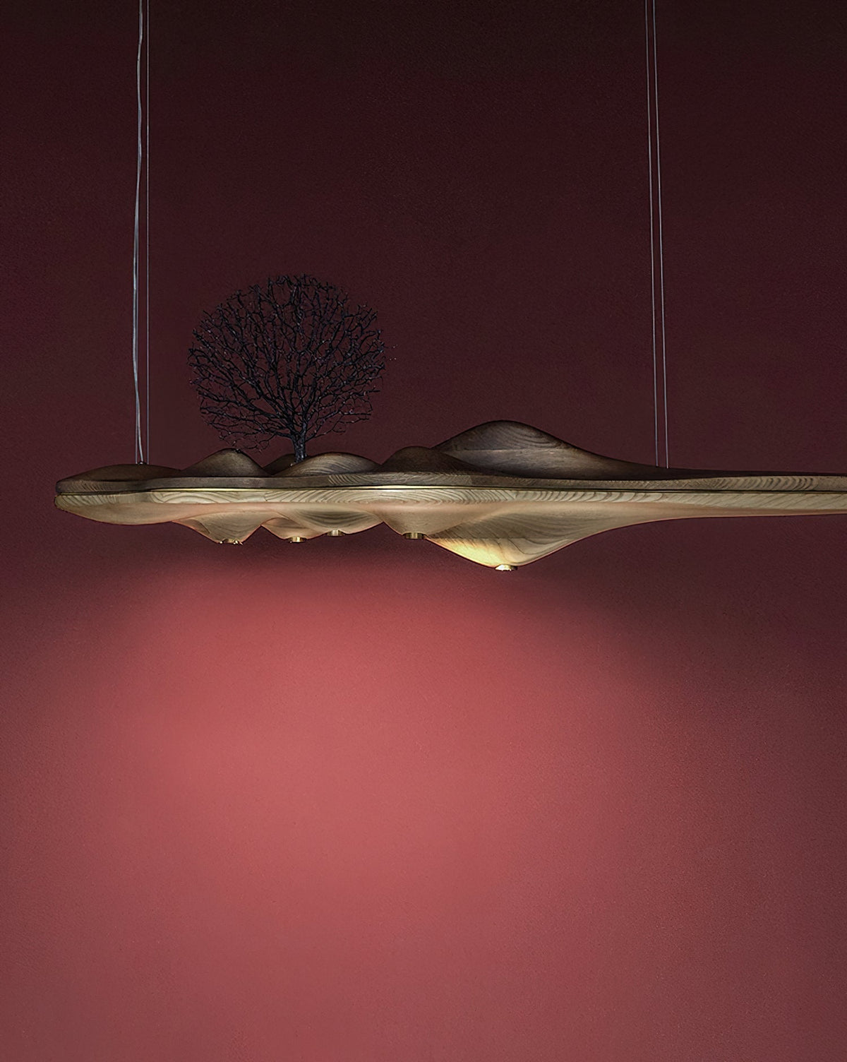 Tolven Premium elegantie Houten hanglamp