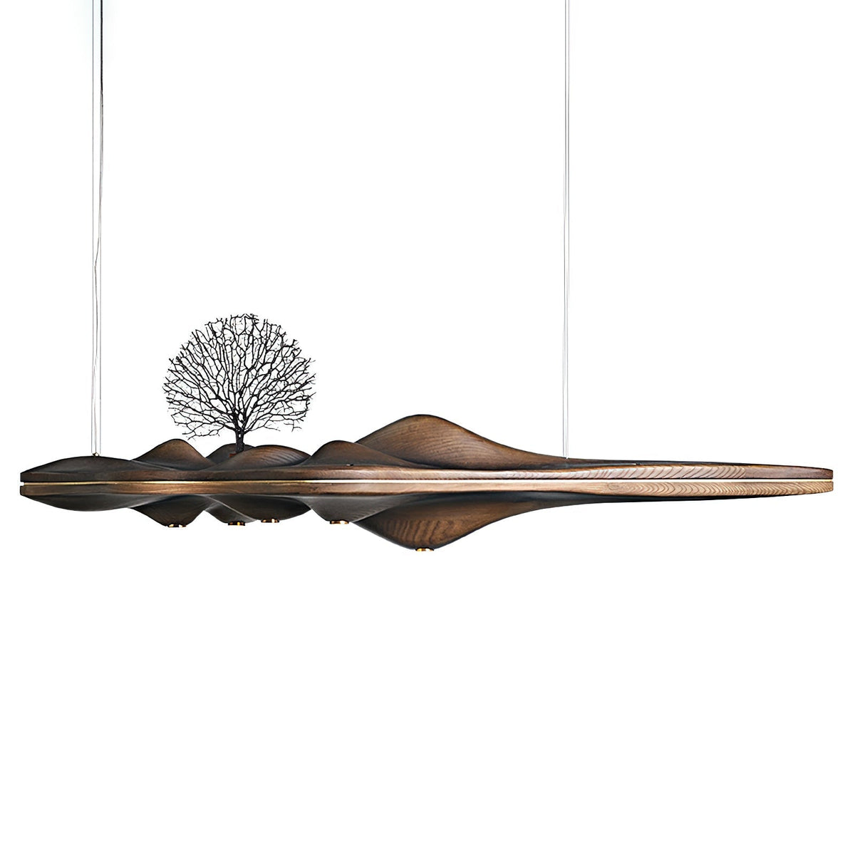 Tolven Premium elegantie Houten hanglamp