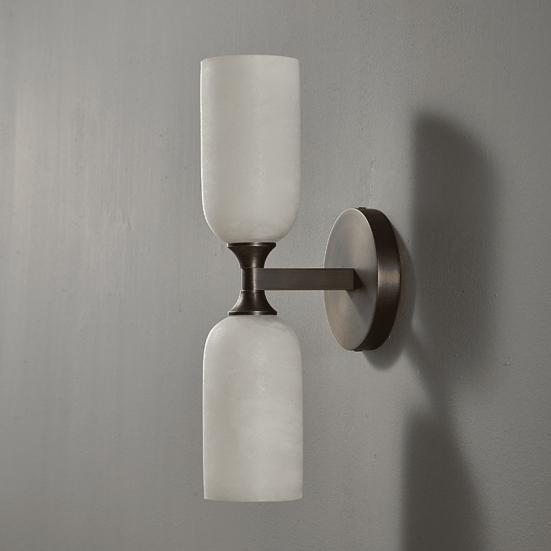 Sabriel Solmira Twin albasten wandlamp