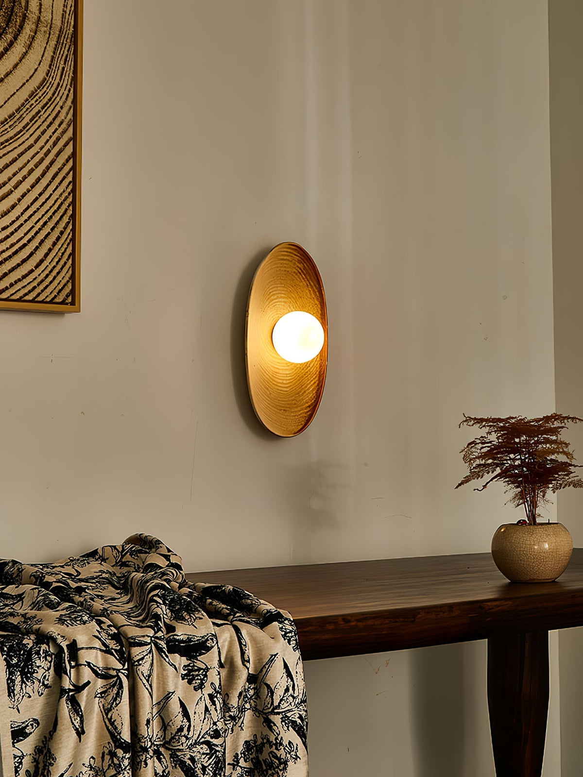 Marisella Rustic Marmeren wandlamp Beige