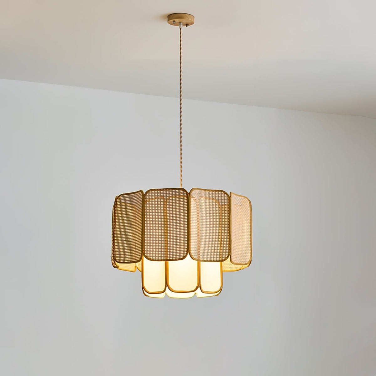 Cane Vintage Stof Hanglamp