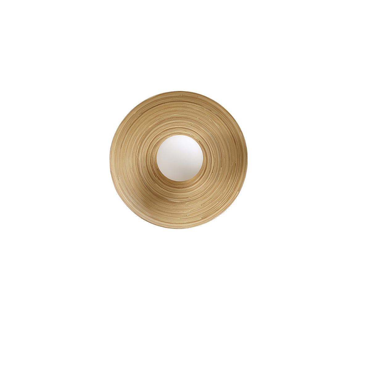 Ivoris plafondlamp Soluna hout Orbital
