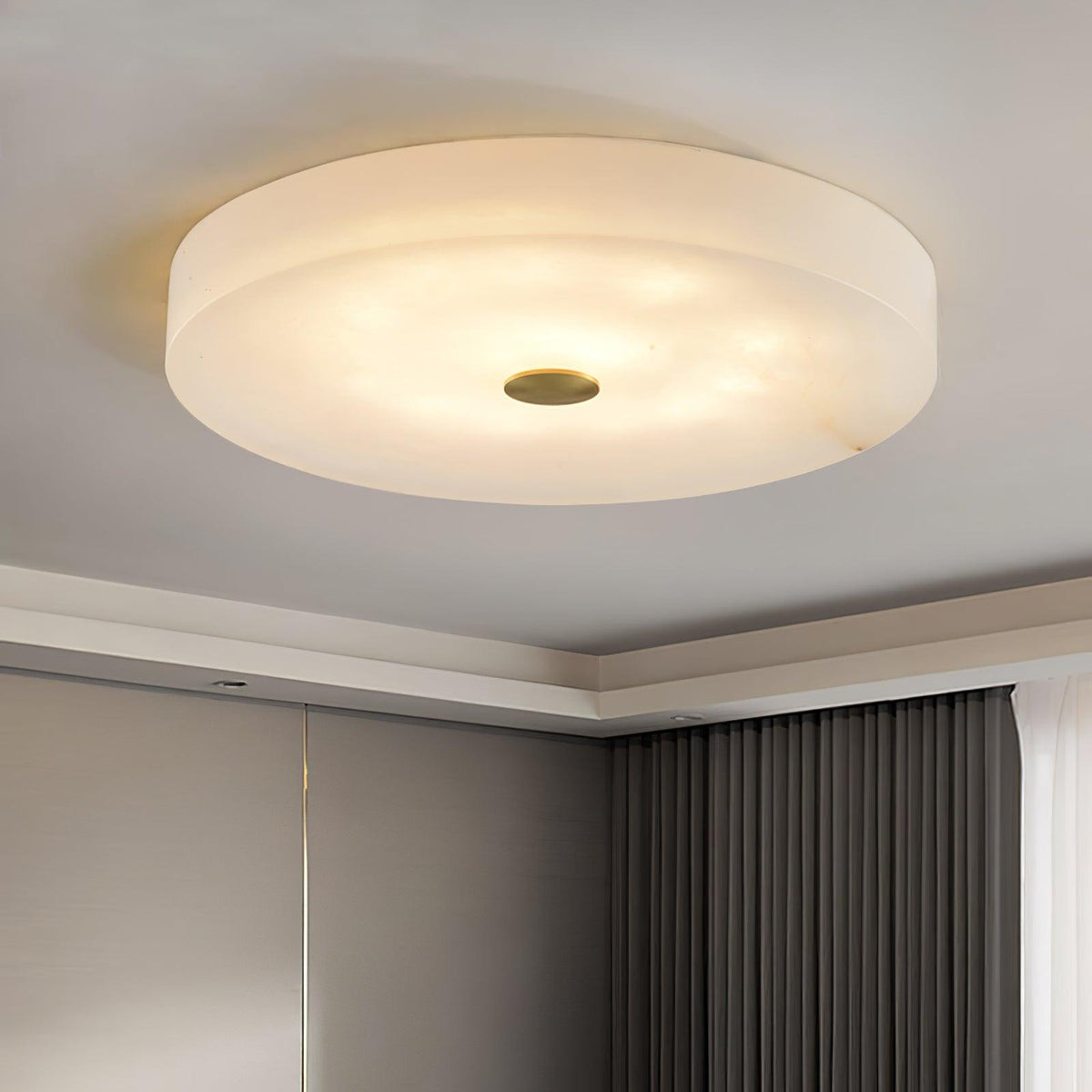 Euno plafondlamp albast