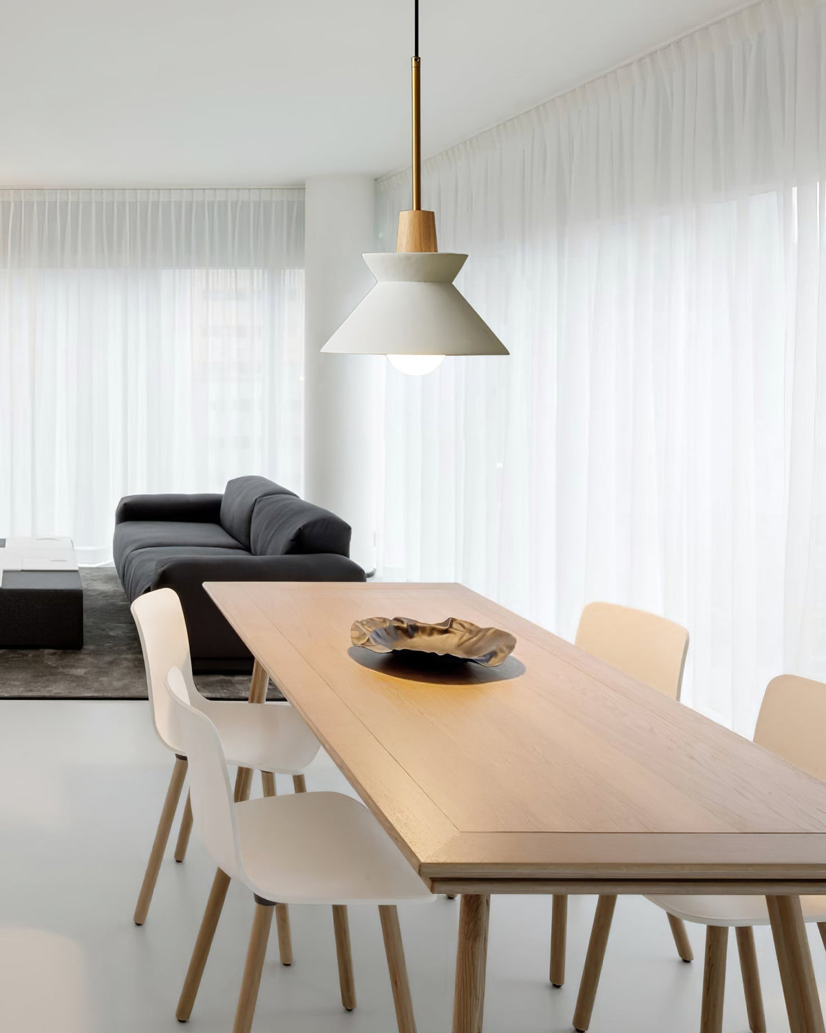 Revelo hanglamp hout Scandinavisch minimalistisch
