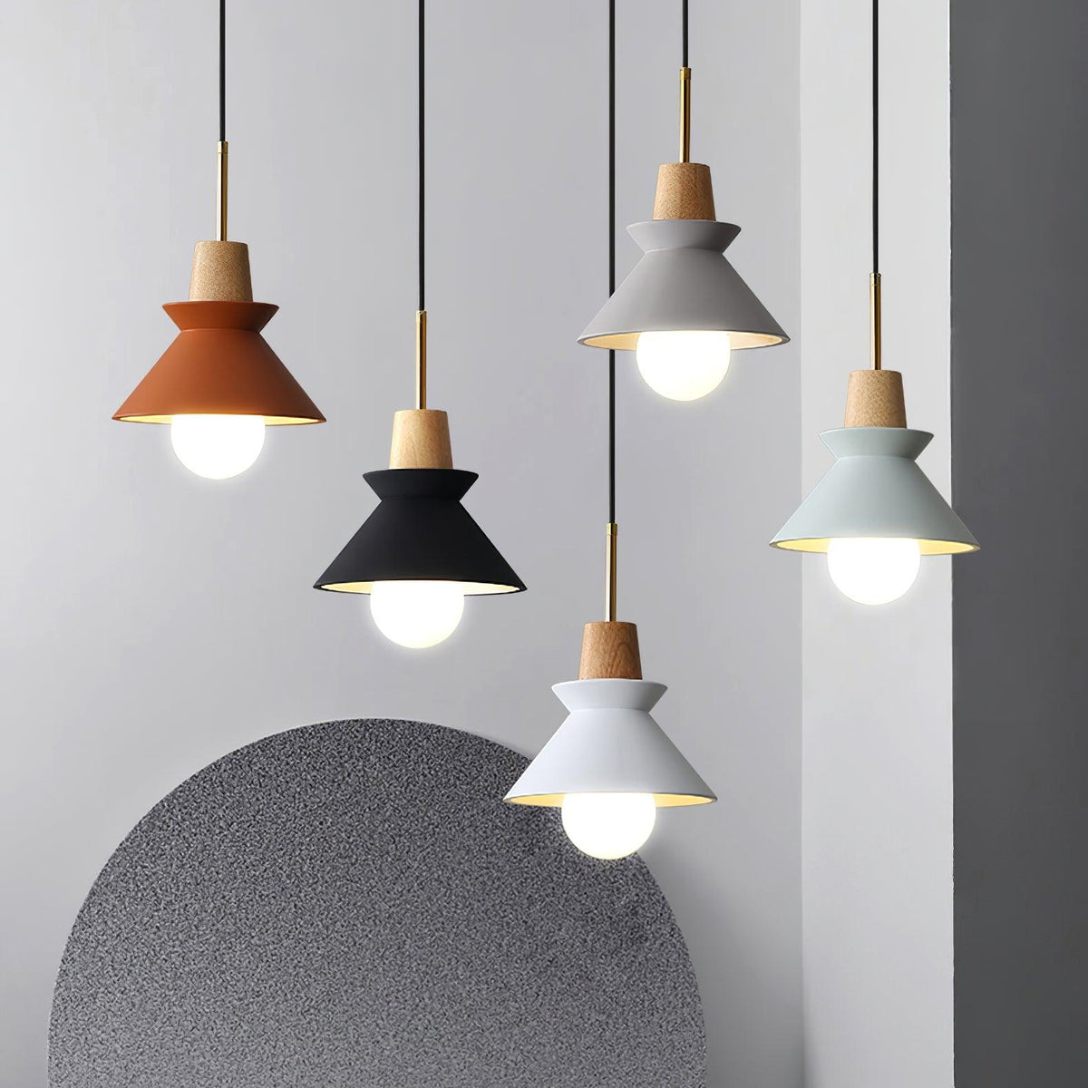 Revelo hanglamp hout Scandinavisch minimalistisch