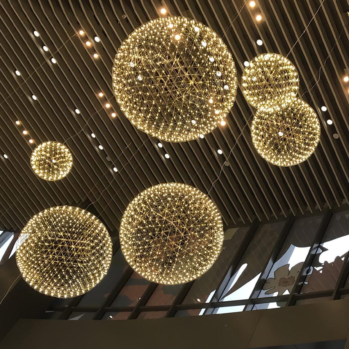 Delcourt Silver Spark Ball hanglamp