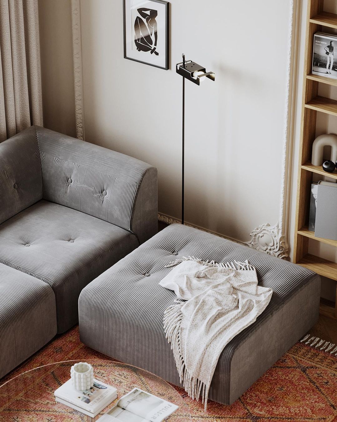 Merven minimalistische vloerlamp