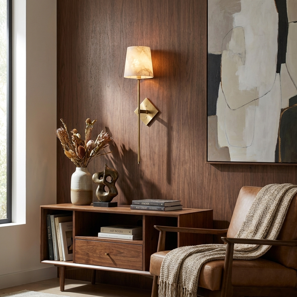 Davenwick albast wandlamp