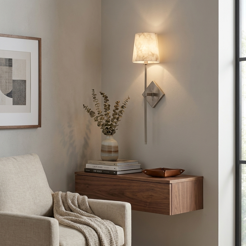 Davenwick albast wandlamp
