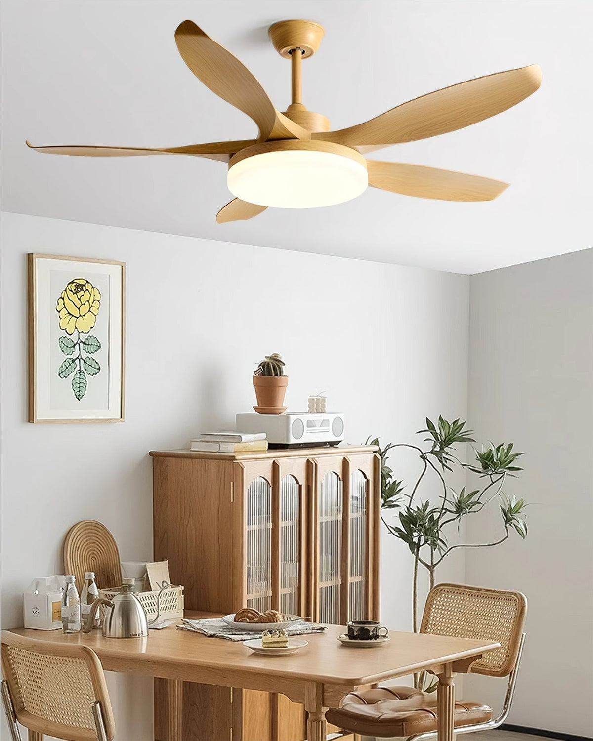 Liororeria plafondventilator met verlichting