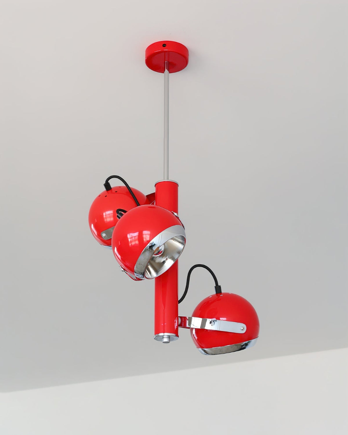 Sorenelle hanglamp Rood Metaal