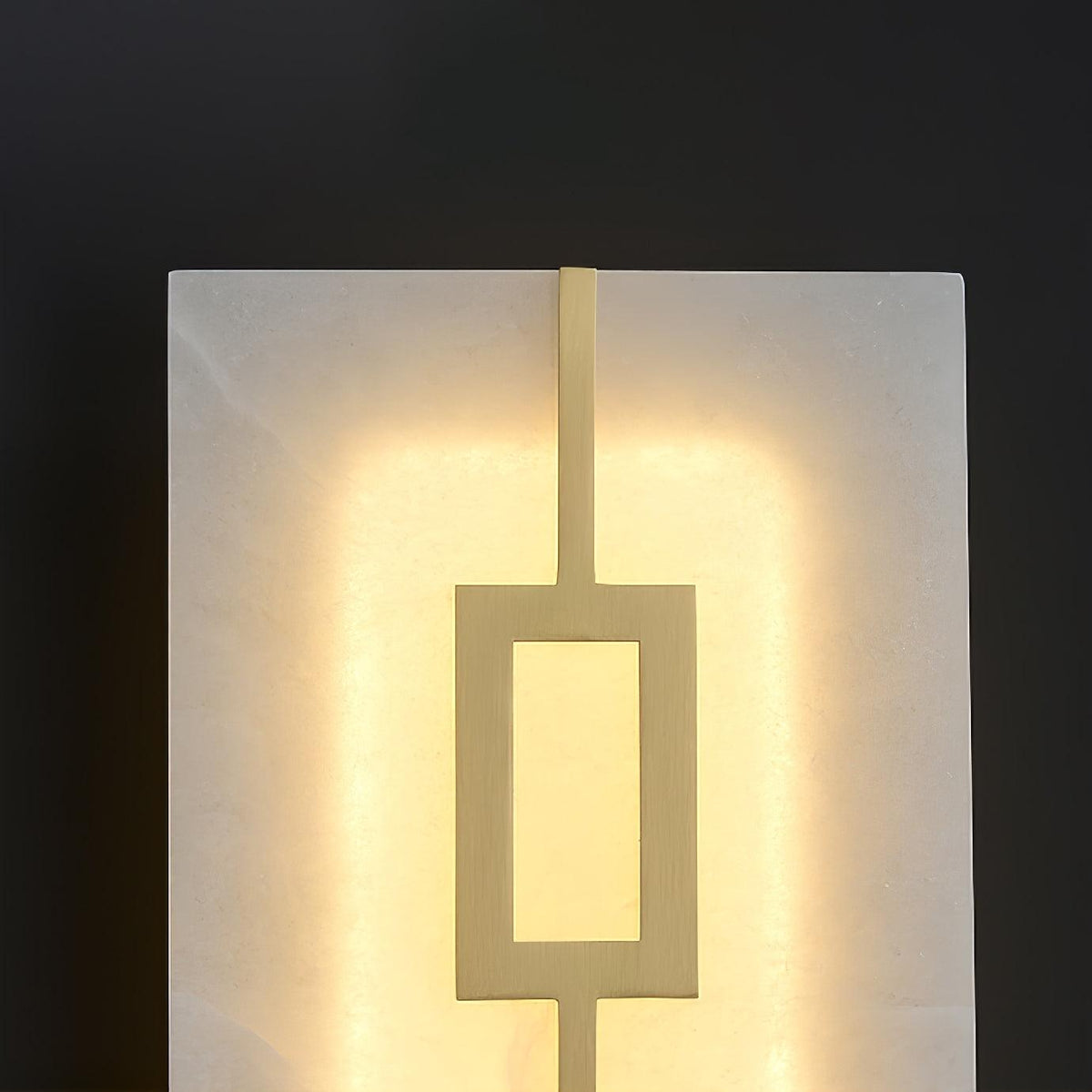 Alvelor geometrische wandlamp met albasten kap