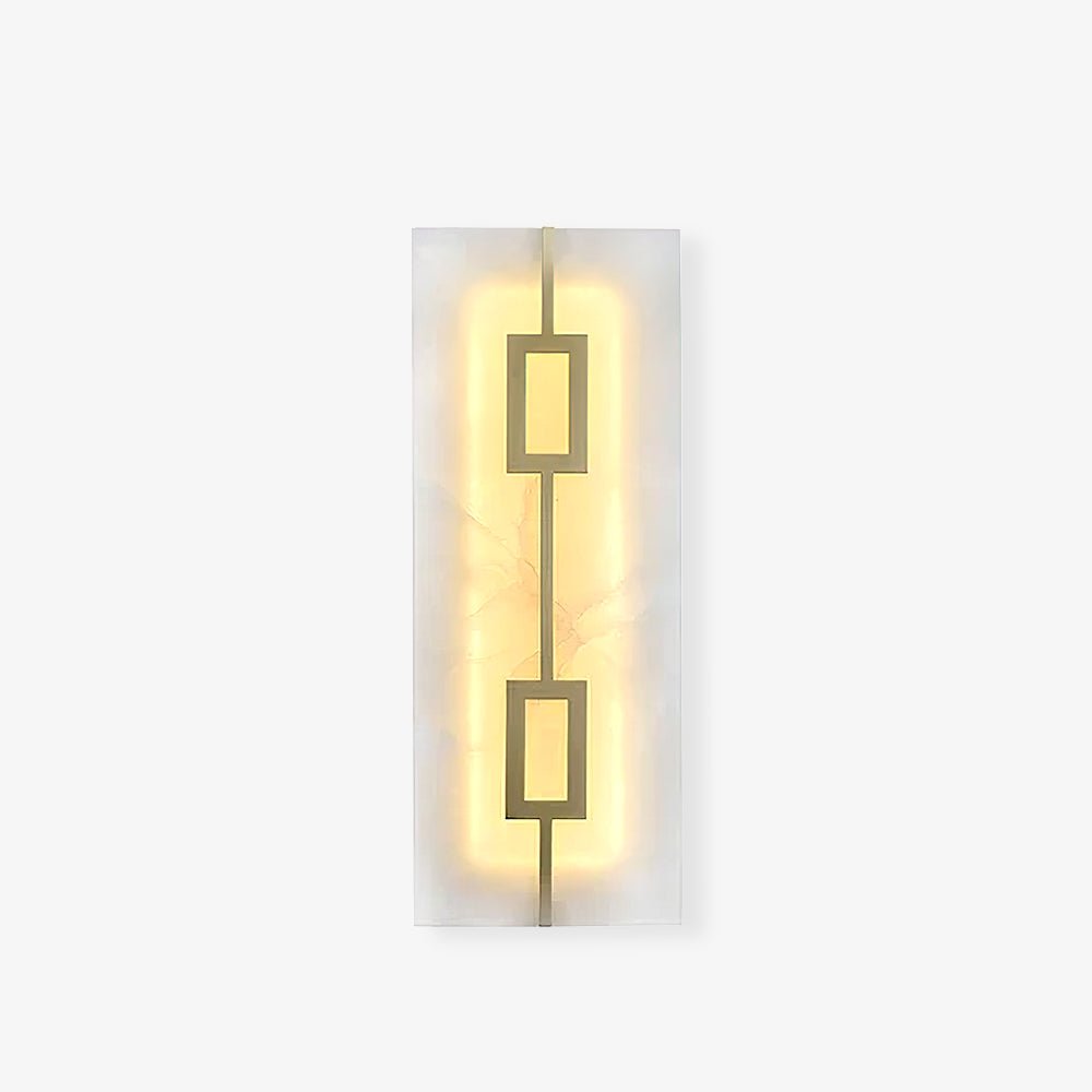 Alvelor geometrische wandlamp met albasten kap