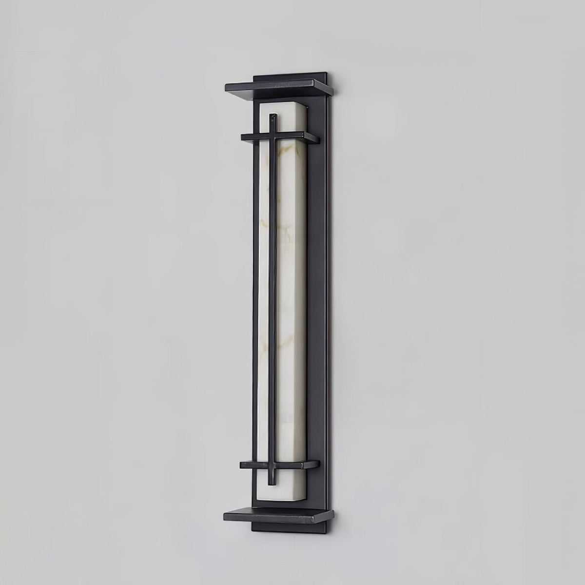Avenirette vierkante waterdichte buitenwandlamp met imitatie van albast