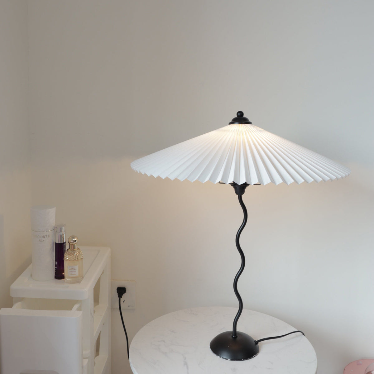 Vioro tafellamp van textiel