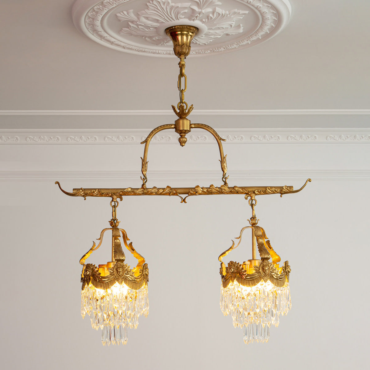 Seraphelion Stained kristal Linear hanglamp