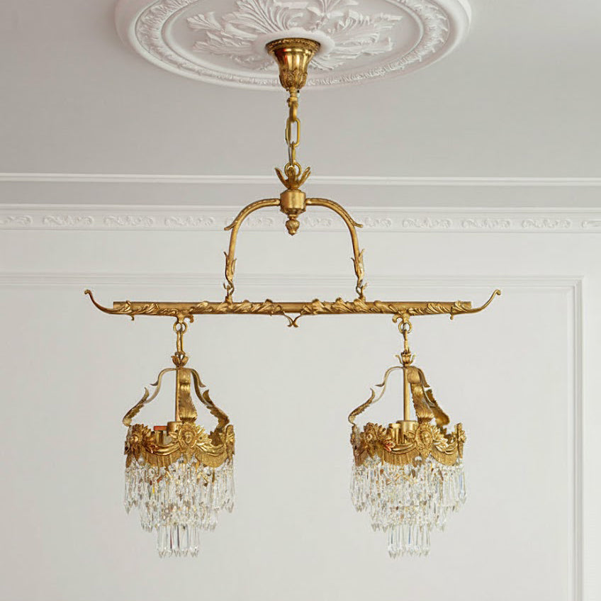 Seraphelion Stained kristal Linear hanglamp