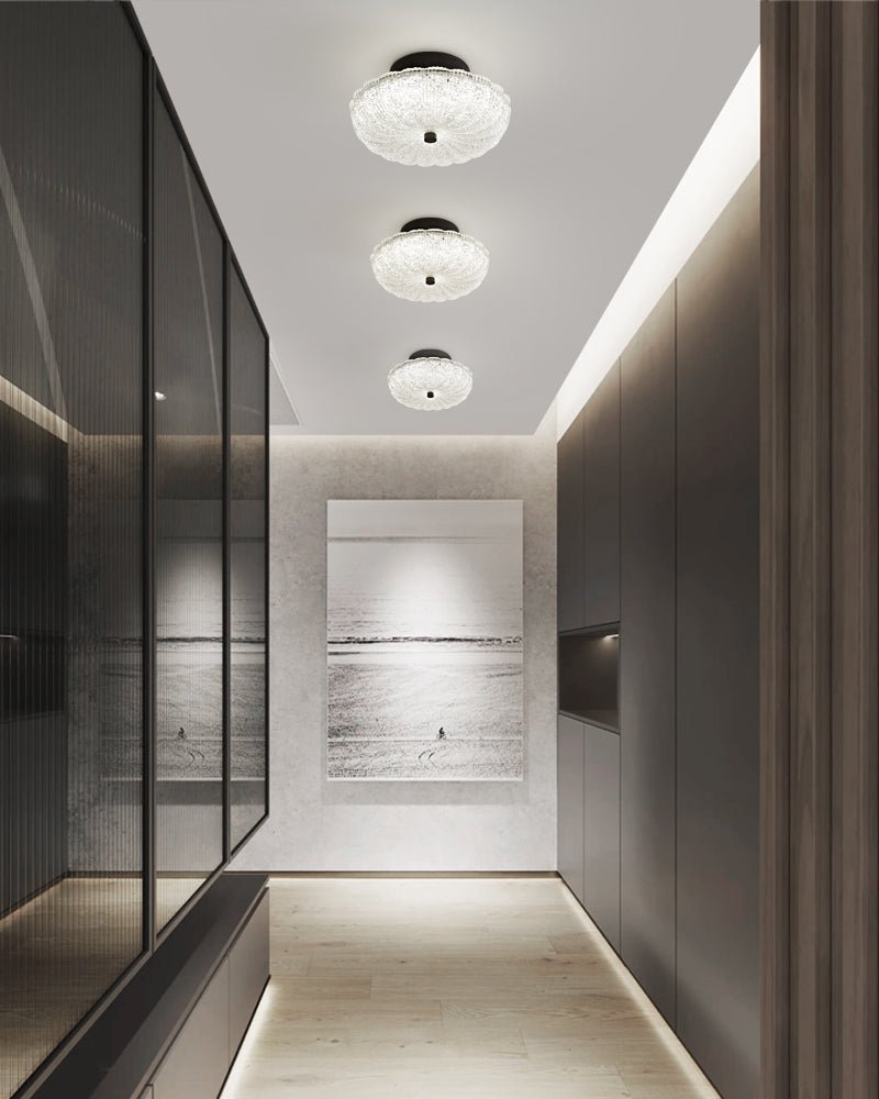 Evraeel Moderne minimalistische plafondlamp met sterrenhemel glas