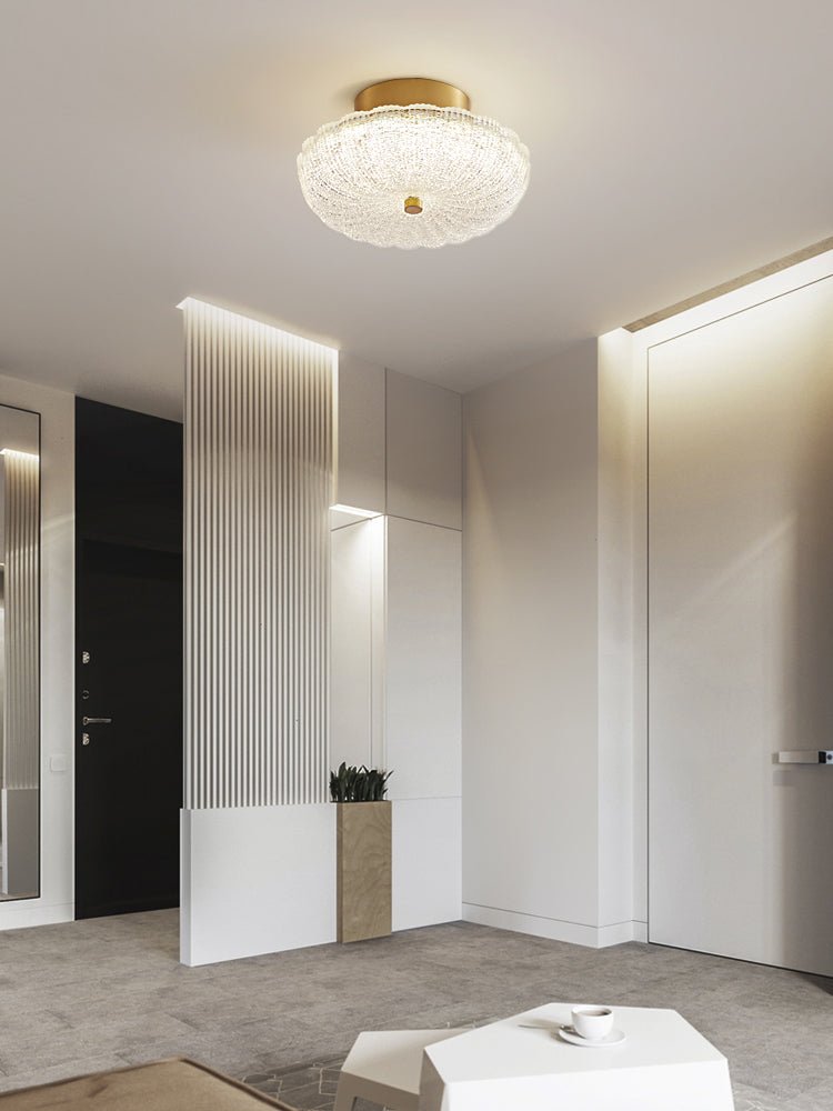 Evraeel Moderne minimalistische plafondlamp met sterrenhemel glas