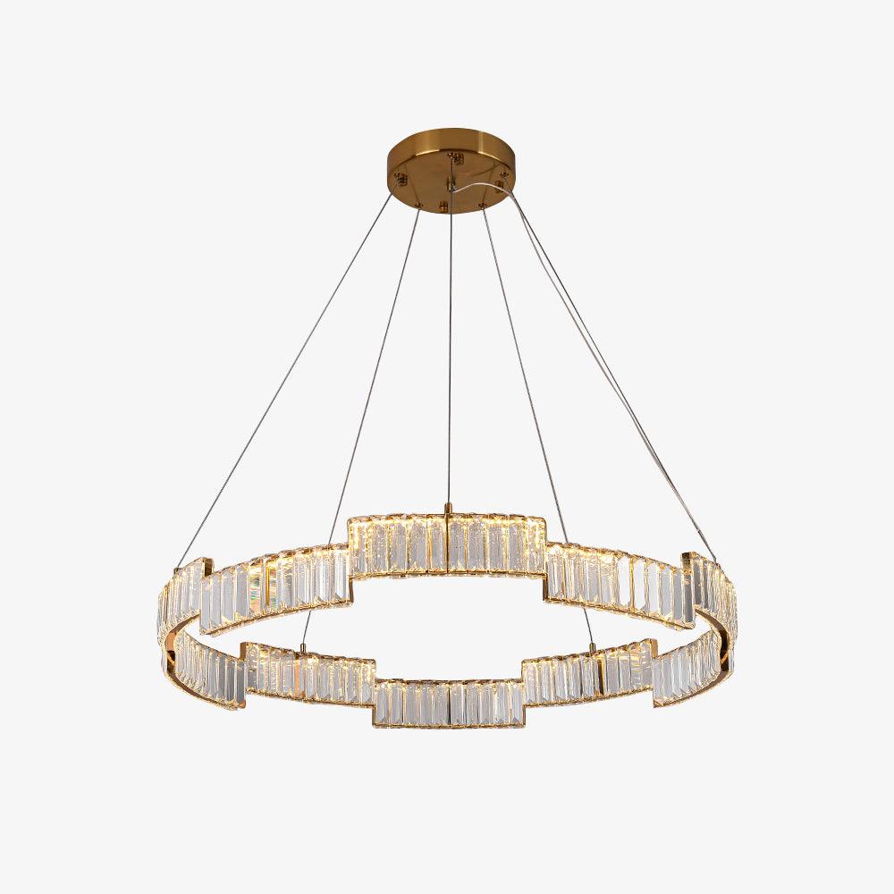 Luxinian Kroonluchter Kristal met Vergulde Lijst goudkleurig