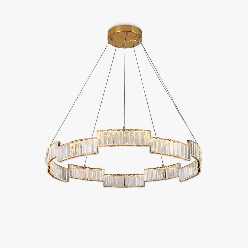 Luxinian Kroonluchter Kristal met Vergulde Lijst goudkleurig