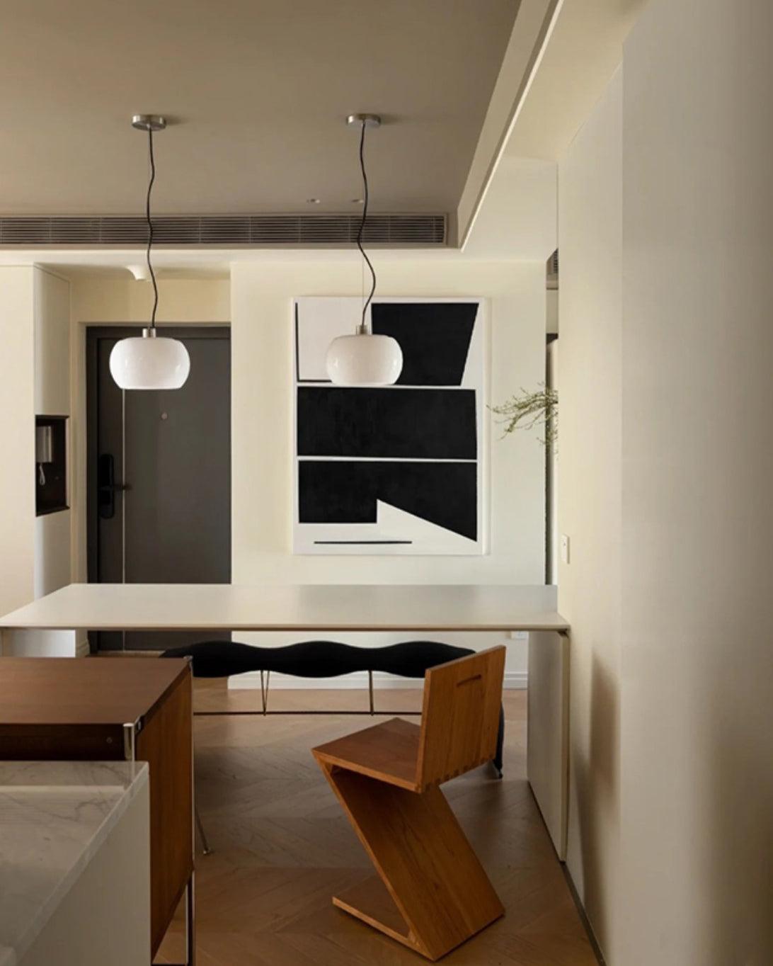 Alzoros Wabi Noordse kunst hanglamp