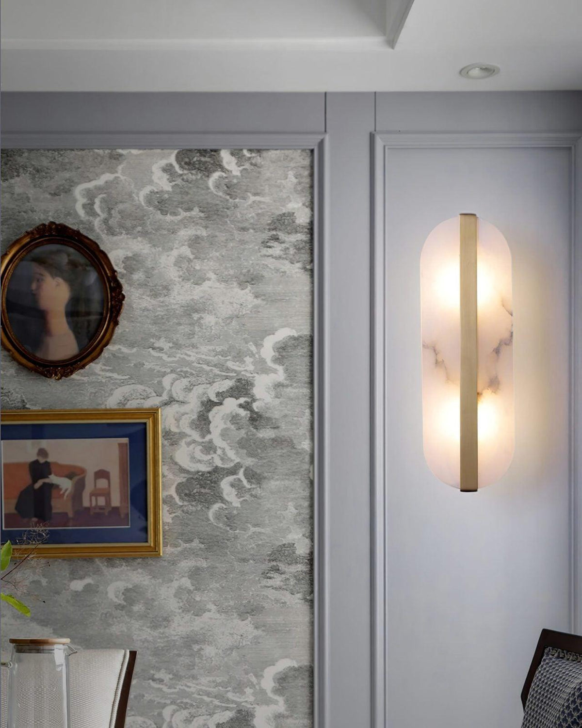 Calura Albast dubbele wandlamp