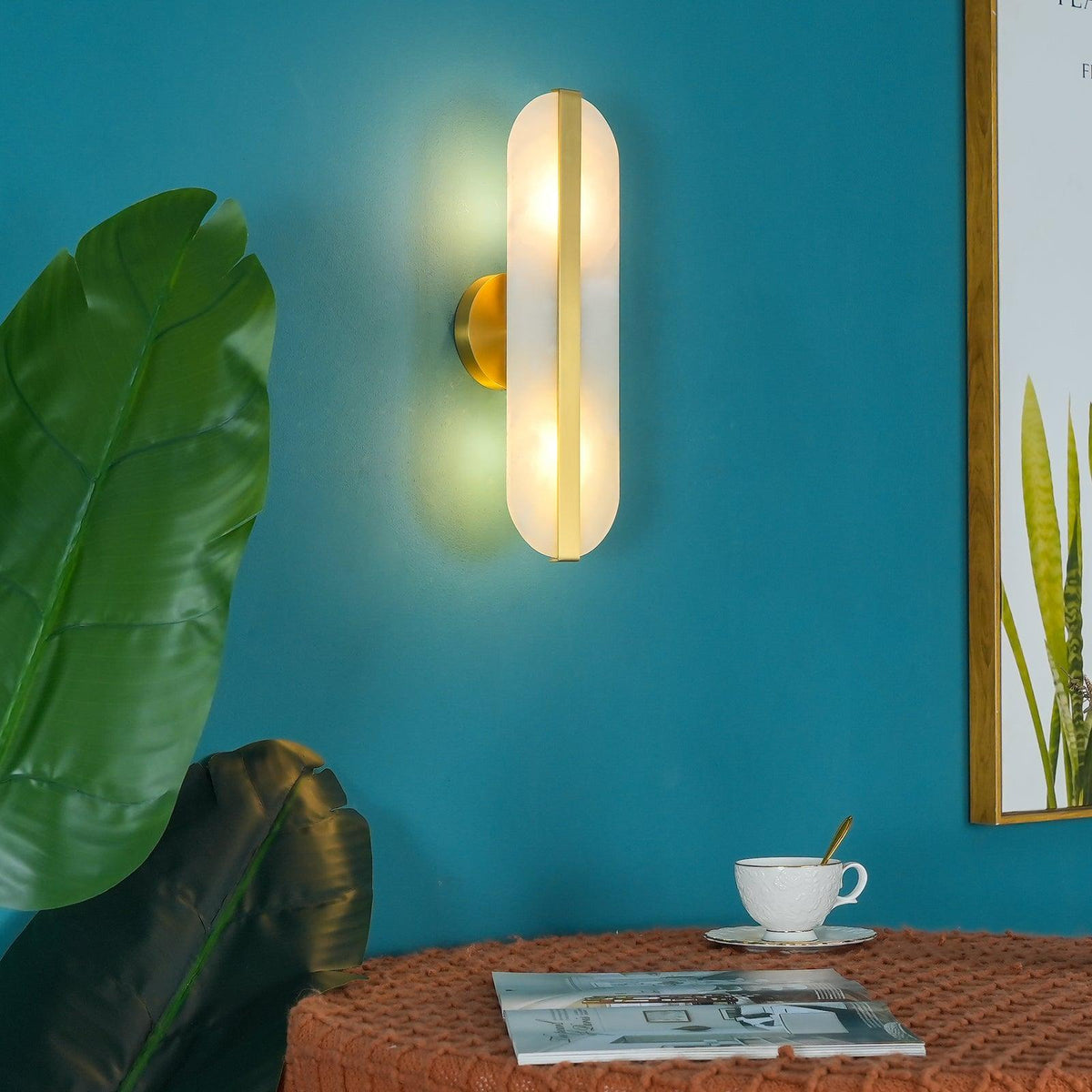 Calura Albast dubbele wandlamp