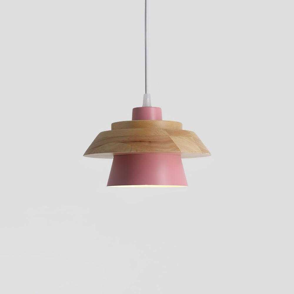 Morrowe Stone hout hanglamp