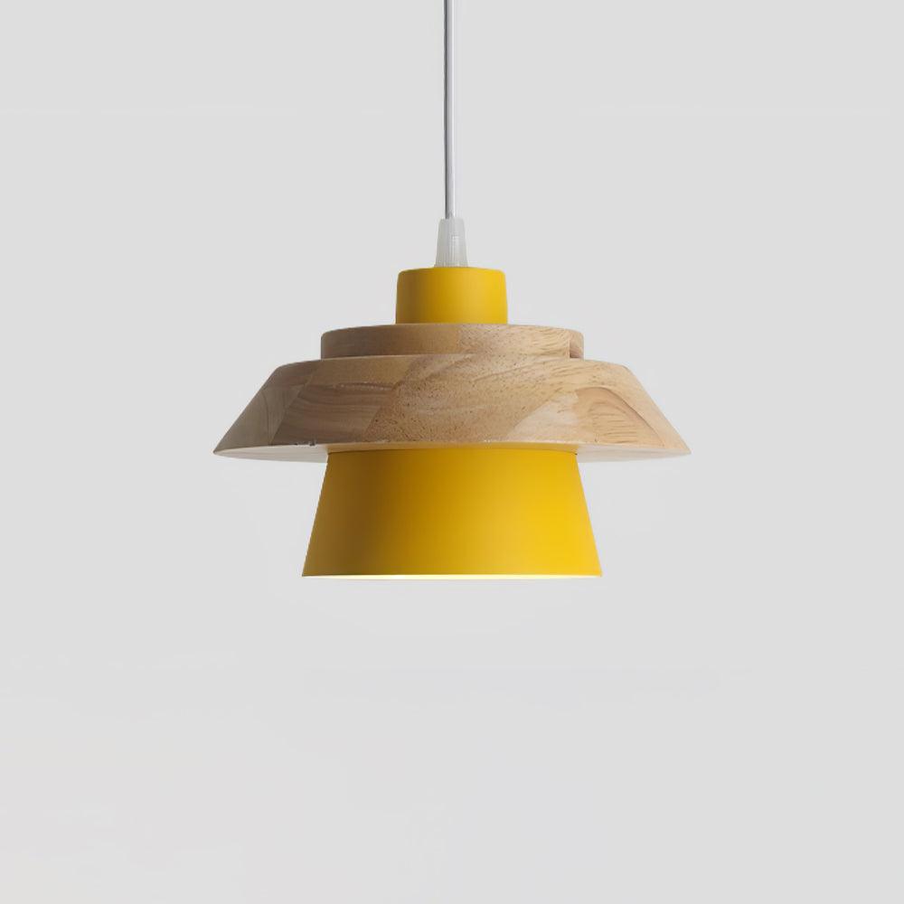 Morrowe Stone hout hanglamp