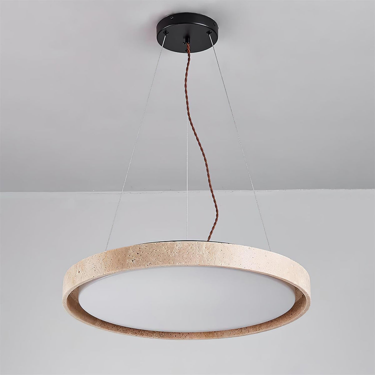 Tavaneria hanglamp travertin Ring