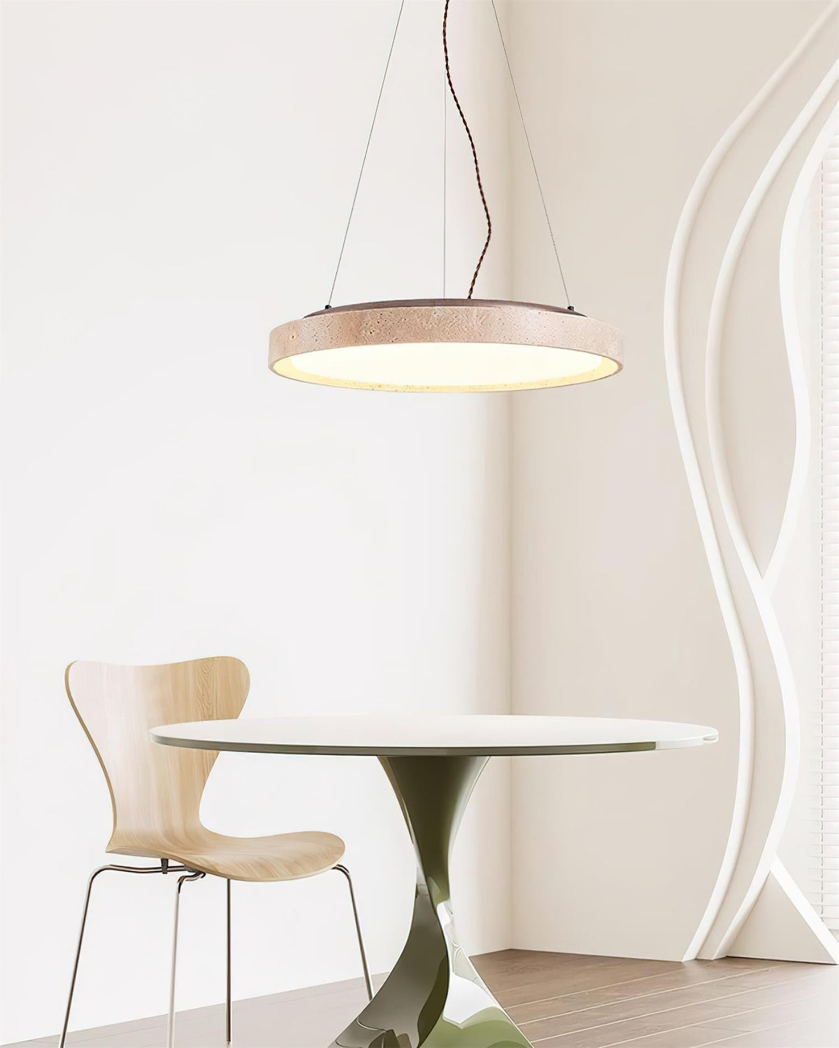 Tavaneria hanglamp travertin Ring