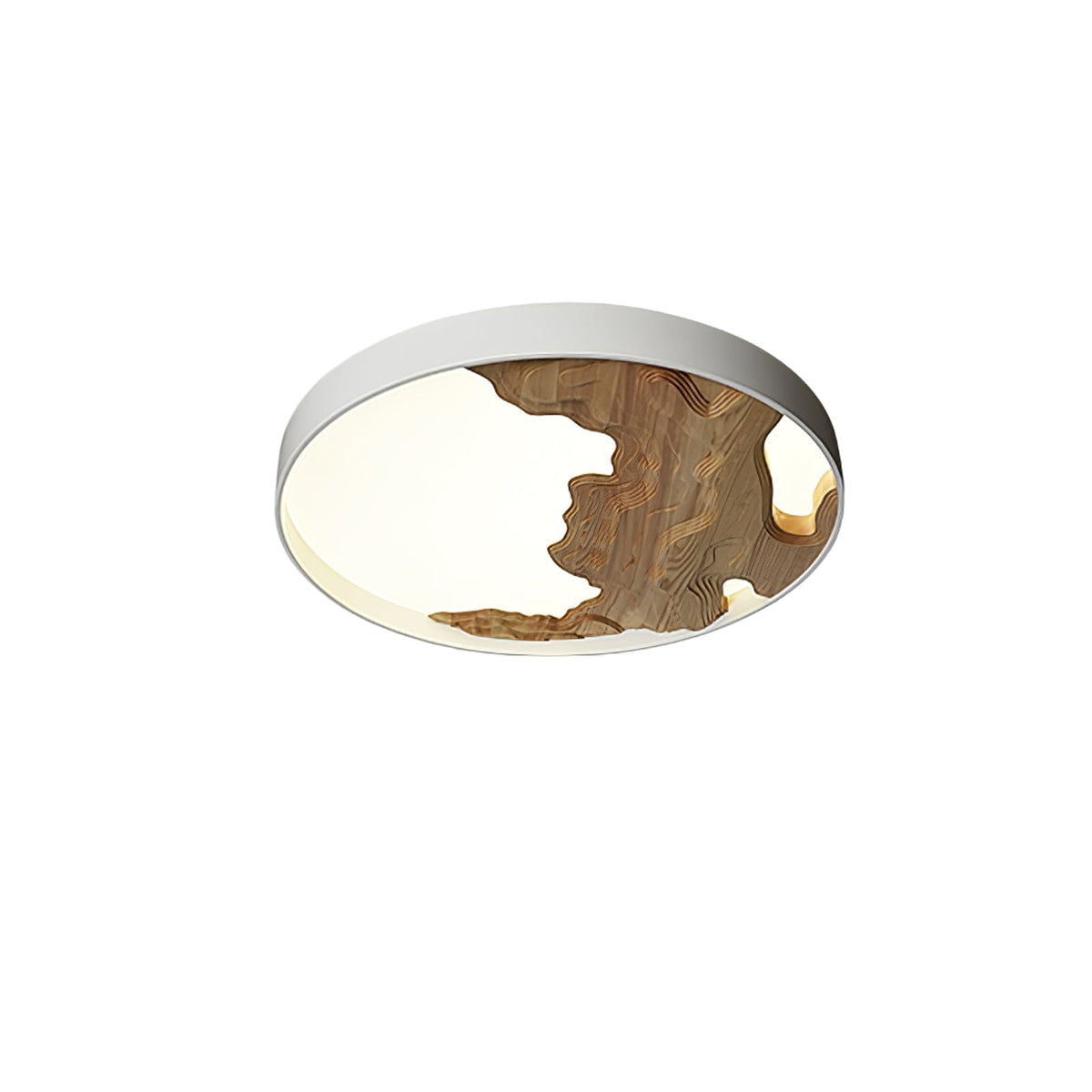 Rinaraine plafondlamp hout oosters natuurlijk