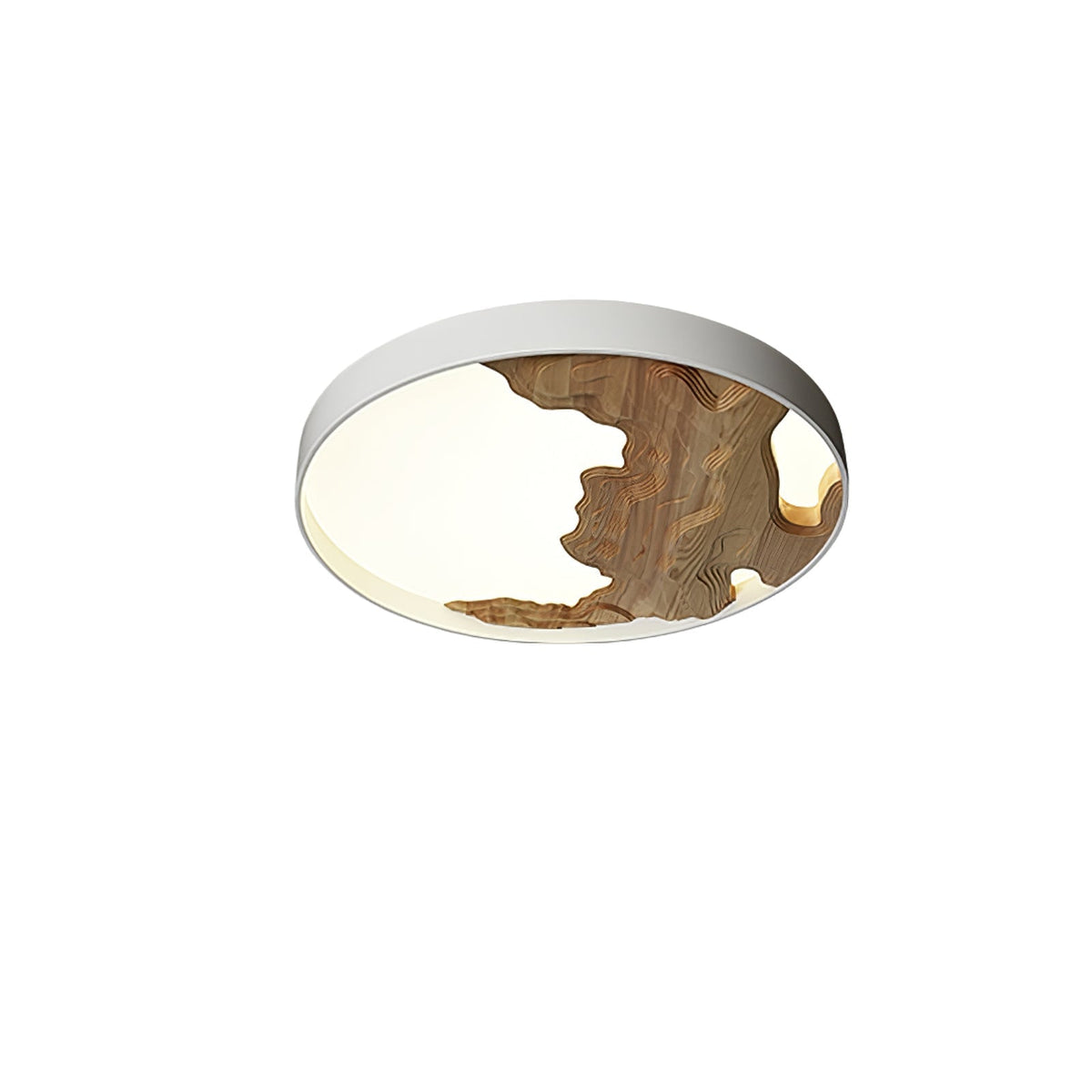Rinaraine plafondlamp hout oosters natuurlijk