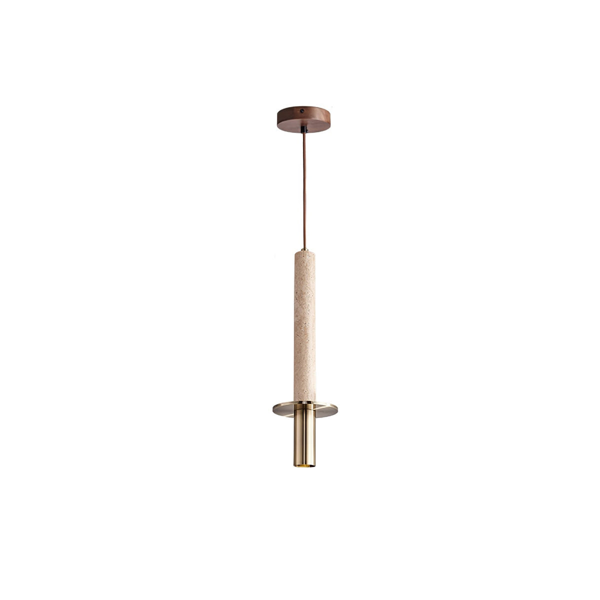 Valanise Dual Cylinder travertin hanglamp